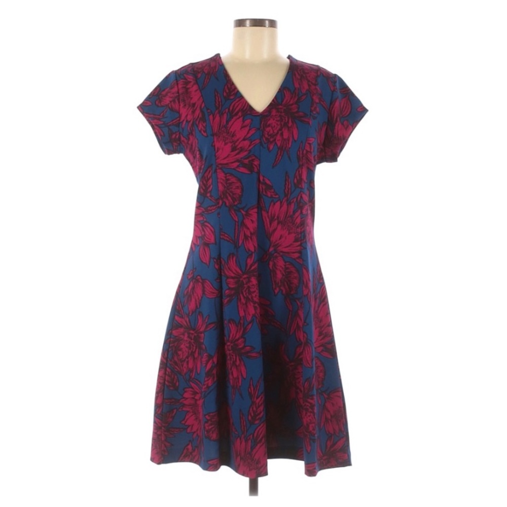 Banana Republic Bold Floral Print Dress Size 8
